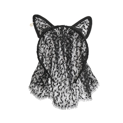 Maison Michel Cat Ears & Veil Lace Headband | ModeSens display picture 3