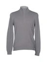Gran Sasso Sweater With Zip In Grey