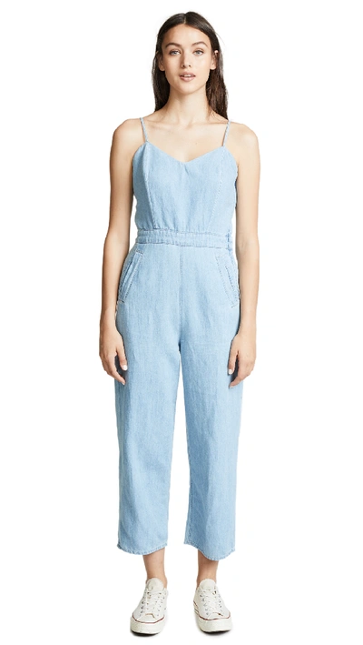 Mother The Cut It Out Jumpsuit In Songbird