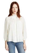 See By Chloé Natural Blouse In Natural White