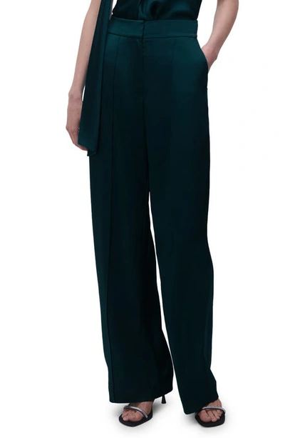 Simkhai Kyra Wide Leg Pants In Emerald