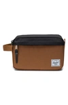 Herschel Supply Co Chapter Dopp Kit In Rubber/ Black