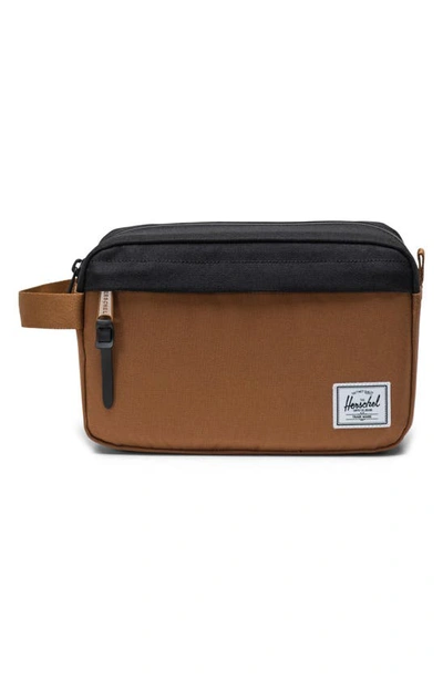 Herschel Supply Co Chapter Dopp Kit In Rubber/ Black