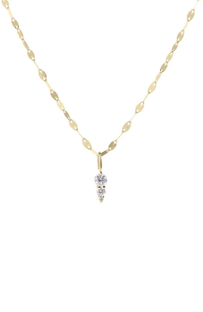 Lana Diamond Spike Pendant Necklace In Yellow