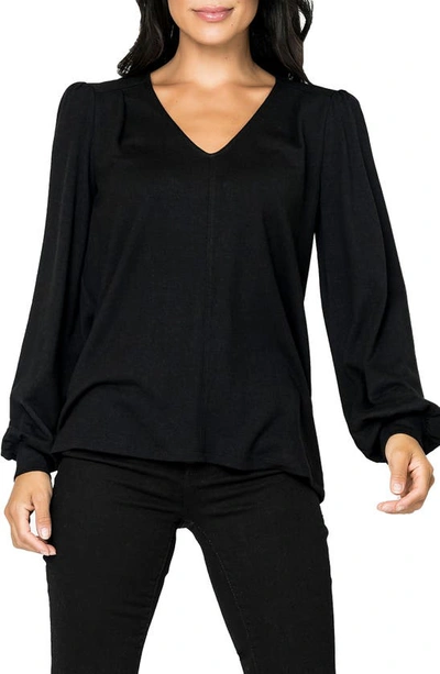 Gibsonlook V-neck Sweater In Black