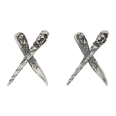 Chin Teo Silver Khopesh Deux Earrings In Silver Cp