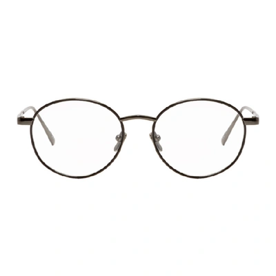 Linda Farrow Luxe Grey 748 C5 Glasses In Nkl/blk