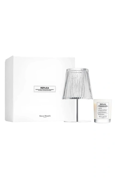 Maison Margiela Replica By The Fireplace Candle & Holder Gift Set $235 Value