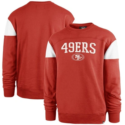 47 ' Red San Francisco 49ers Groundbreaker Onset Pullover Sweatshirt