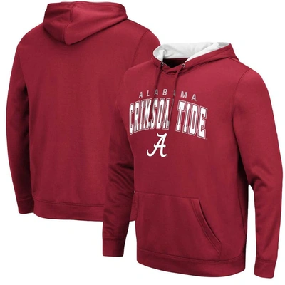 Colosseum Men's  Crimson Alabama Crimson Tide Resistance Pullover Hoodie