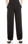 Max Studio Easy Wide Leg Pants In Black