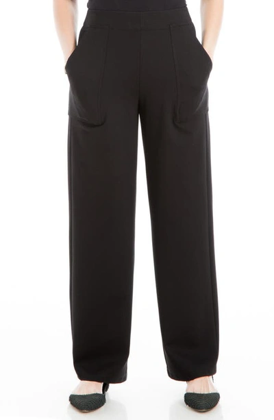 Max Studio Easy Wide Leg Pants In Black