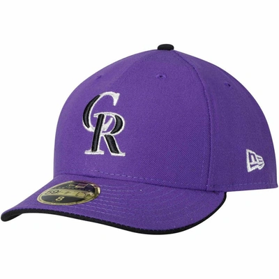 New Era Purple Colorado Rockies Alternate 2 Authentic Collection On-field Low Profile 59fifty Fitted