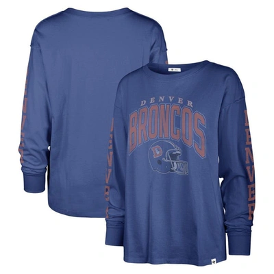 47 ' Royal Denver Broncos Tom Cat Lightweight Long Sleeve T-shirt