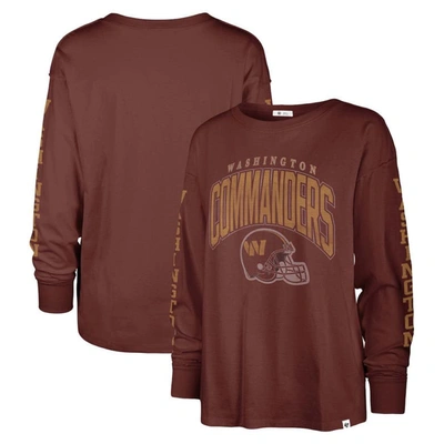 47 Brand '47 Burgundy Washington Commanders Tom Cat Lightweight Long Sleeve T-shirt