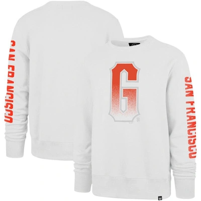 47 ' White San Francisco Giants City Connect Legend Headline Pullover Sweatshirt