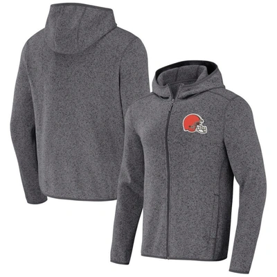 Nfl X Darius Rucker Collection By Fanatics Gray Cleveland Browns Fleece Pullover Hoodie In Heather Gray
