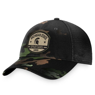 Top Of The World Black Michigan State Spartans Oht Delegate Trucker Adjustable Hat