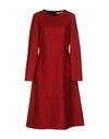 Jil Sander Knee-length Dress In Red