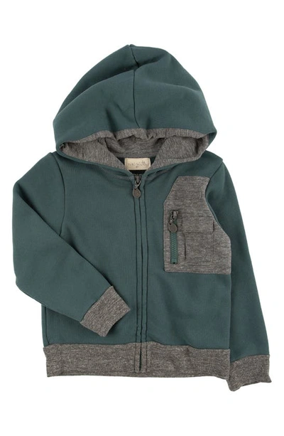 Miki Miette Kids' Tennessee Colorblock Zip-up Hoodie In Oslo