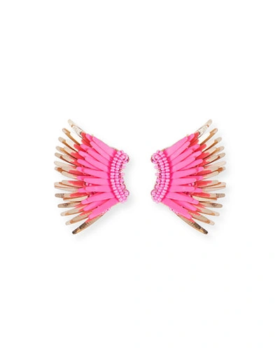 Mignonne Gavigan Mini Madeline Statement Earrings In Hot Pink