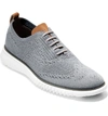 Cole Haan 2.zerogrand Stitchlite Water Resistant Wingtip In Ironstone/ Ivory