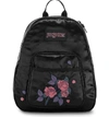 Jansport Half Pint Fx Backpack - Black In Satin Rose
