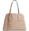 Marc Jacobs The Editor Large Pebbled Leather Tote Bag In Light Slate