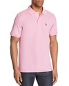 Psycho Bunny Short Sleeve Regular Fit Polo Shirt In Flamingo Pink