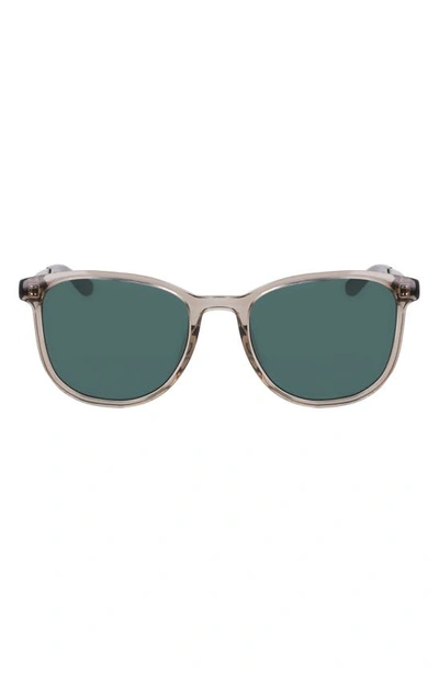 Shinola 52mm Round Sunglasses In Crystal Fog