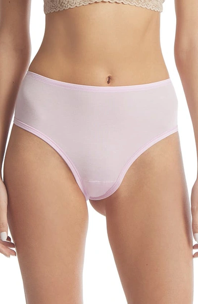 Hanky Panky Playstretch High Rise Thong In Meadow Sweet