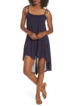 Muche Et Muchette Olivia Cover-up Dress In Navy/ Burgundy