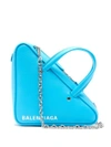 Balenciaga Triangle Duffle S Bag In Blue White