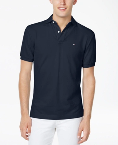 Tommy Hilfiger Men's Big & Tall Classic-fit Ivy Polo In Navy Blazer