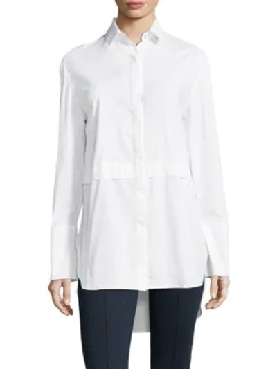 St John Button-front Tunic In White