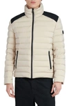 The Recycled Planet Company Stad Water Resistant Down Puffer Jacket In Feather Grey