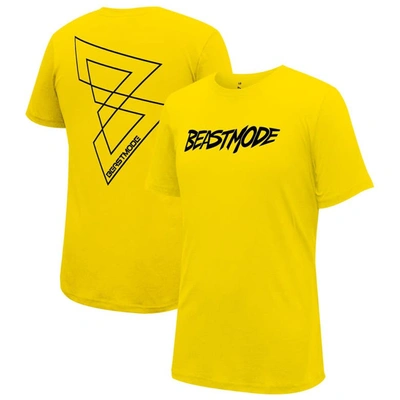 Soleworks Unisex  Yellow Beast Mode Big B Energy Essentials T-shirt