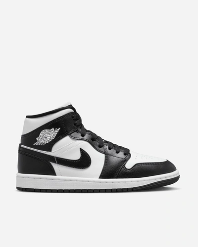 Jordan Brand Air Jordan 1 Mid &#39;panda&#39; In White