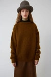 Acne Studios Oversized Sweater Cognac Brown