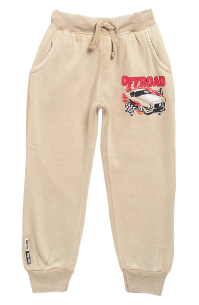 Vintage Havana Kids' Burnout Fleece Joggers In Sand