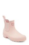 Hunter Original Waterproof Chelsea Rain Boot In Faded Rose