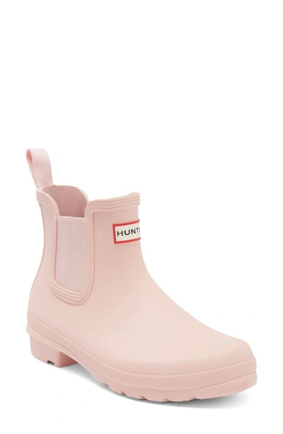 Hunter Original Waterproof Chelsea Rain Boot In Faded Rose