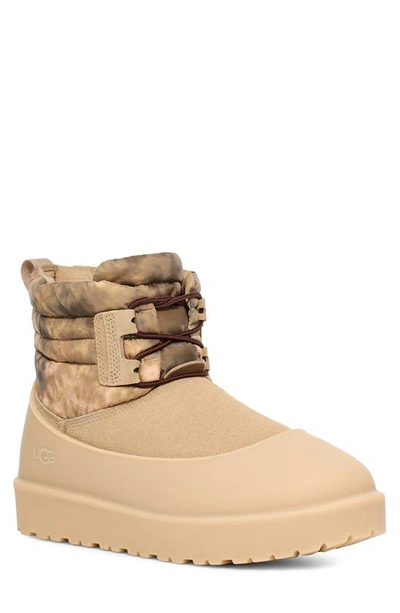 Ugg Classic Mini Waterproof Boot In Mustard Seed