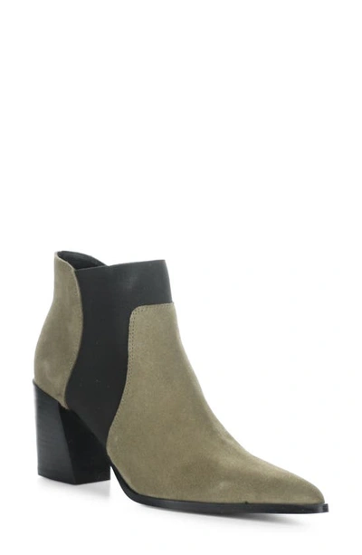 Bos. & Co. Tallis Chelsea Boot In Olive Suede