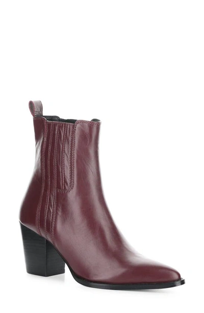 Bos. & Co. Truly Bootie In Bordo Leather