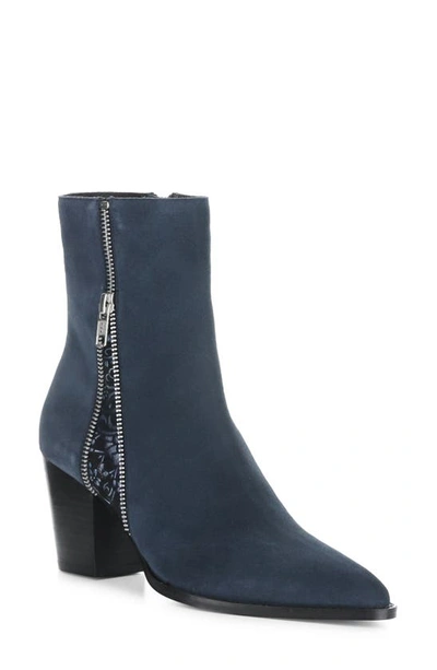 Bos. & Co. Tallon Bootie In Navy Suede