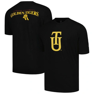 Fisll Black Tuskegee Golden Tigers Applique T-shirt