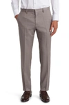 Hugo Boss Genius Slim Fit Wool Suit Pants In Light Beige