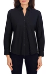 Foxcroft Mary Button-up Shirt In Black