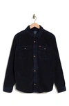 Buffalo Jeans Jeremias Corduroy Shirt Jacket In Navy